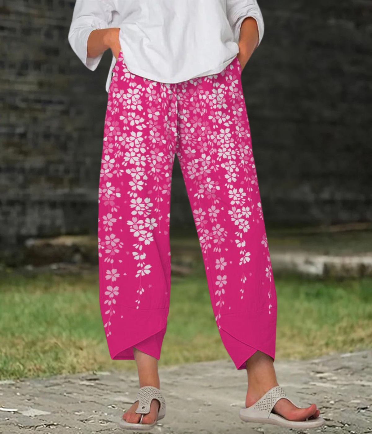 チェリーブロッサムボホブリーズパンツ