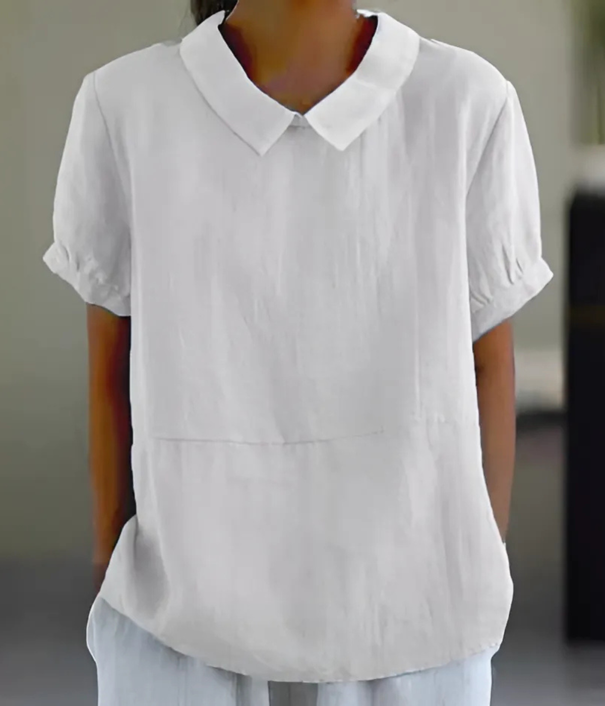 半袖プリントトップス