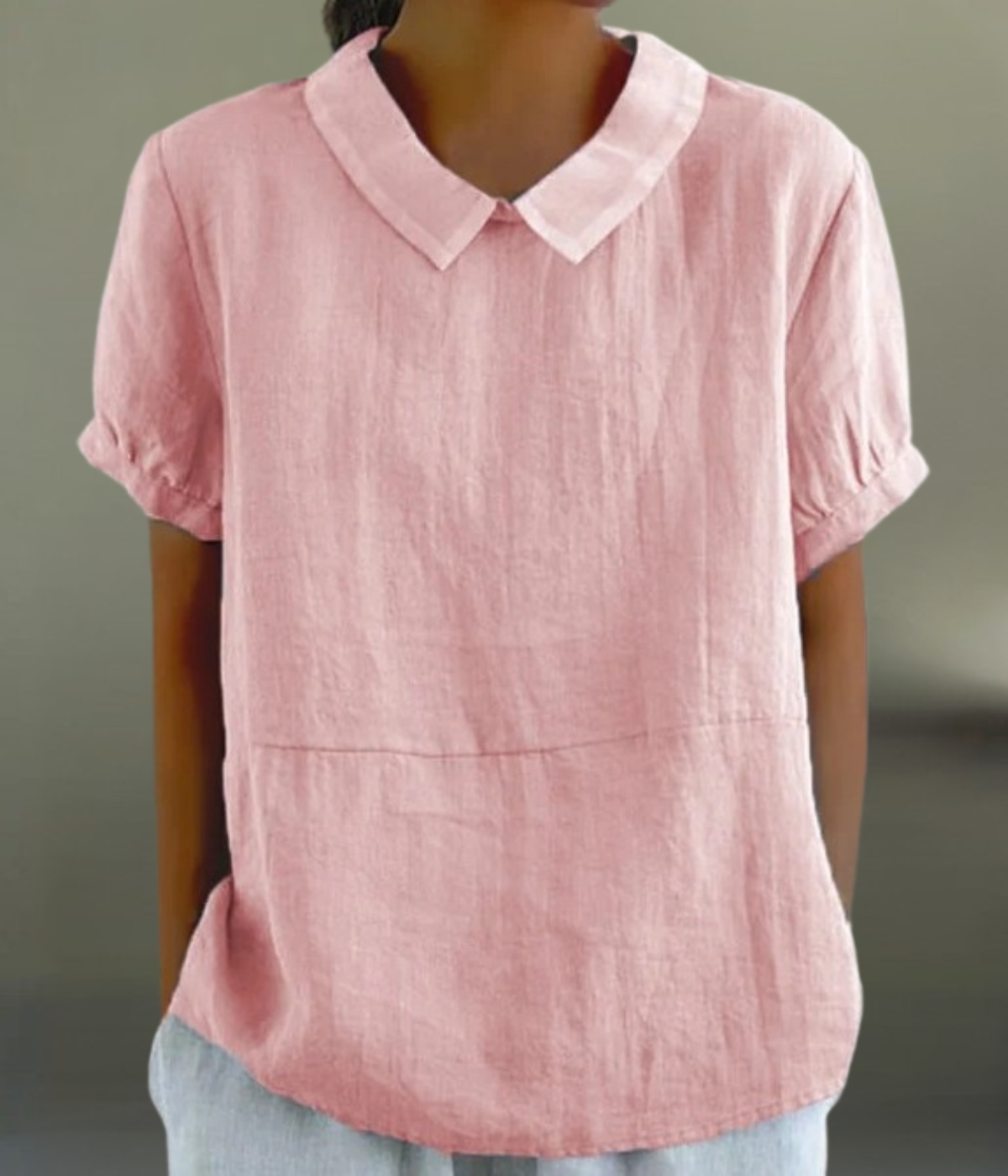 半袖プリントトップス