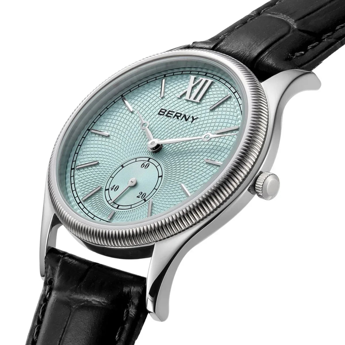 バーニー クラシック レザー ストラップ ウォッチ, 38mm