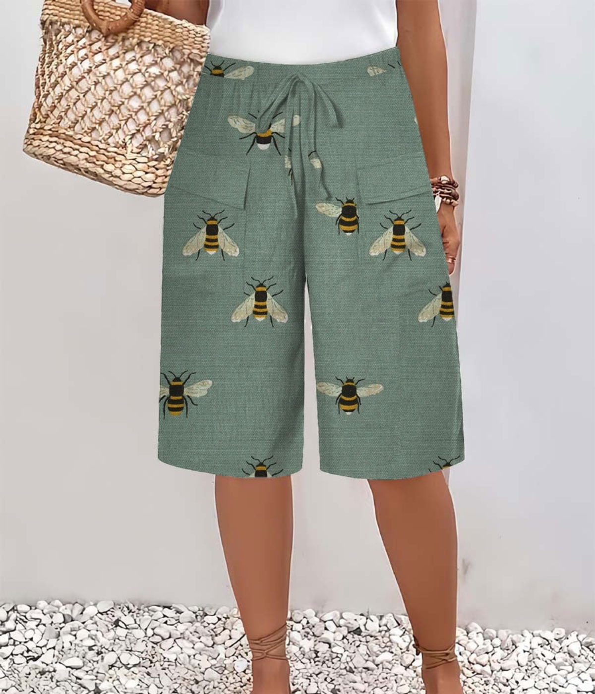 ビー プリント サマーパンツ