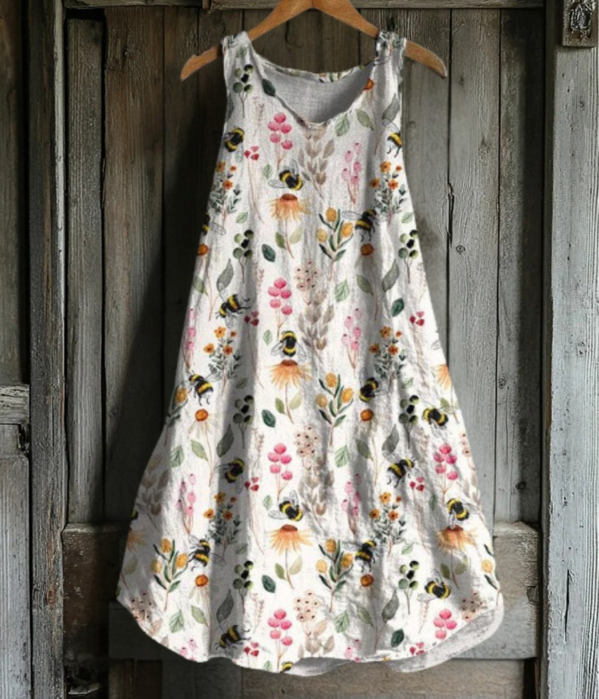 ガーデンヴィンテージ ノースリーブドレス