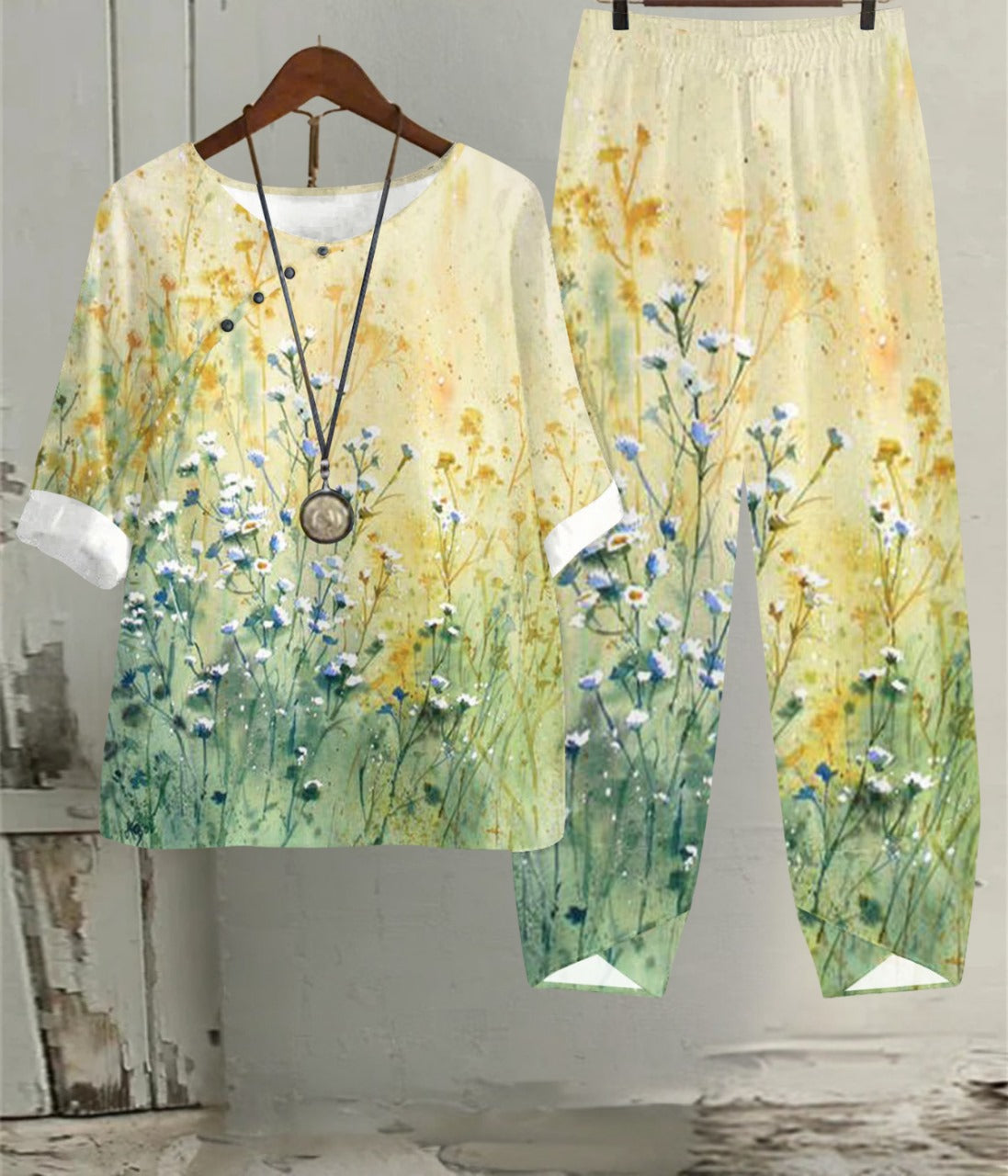 黄色い春のアートセット