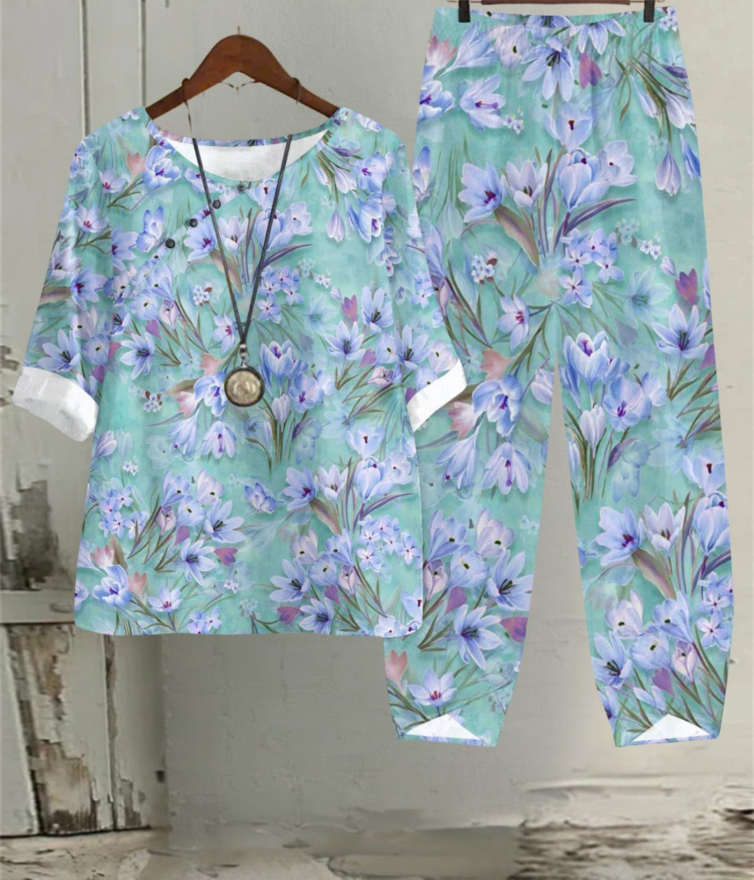 春の水色アートセット