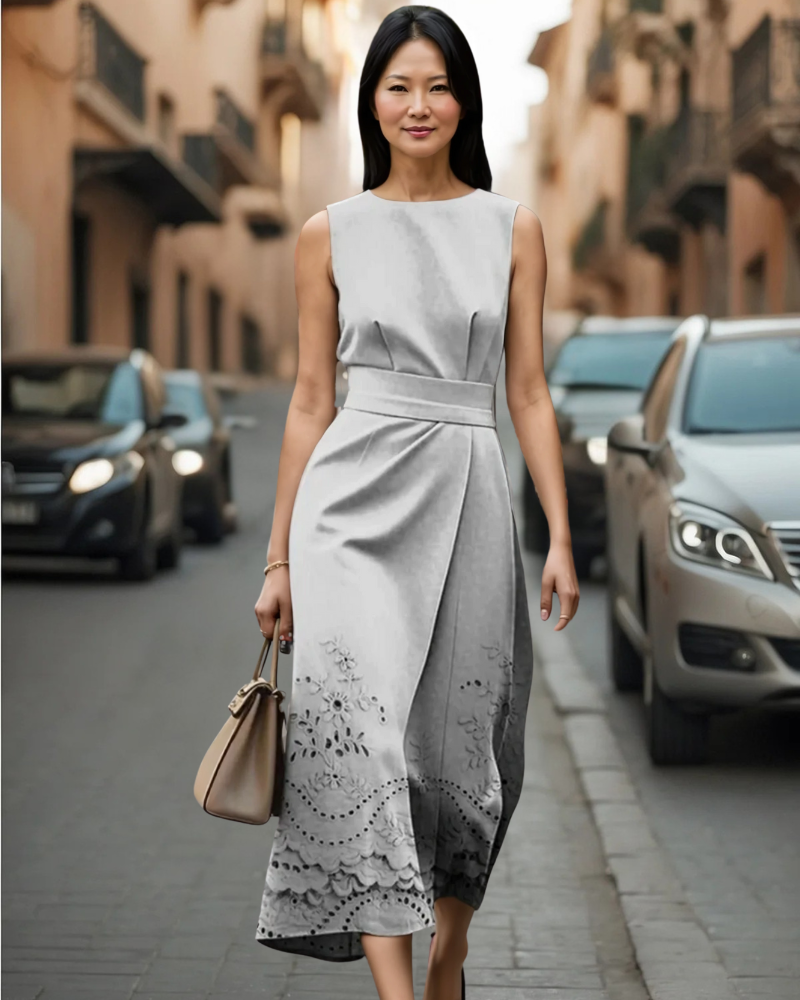 壊れた白い春のドレス