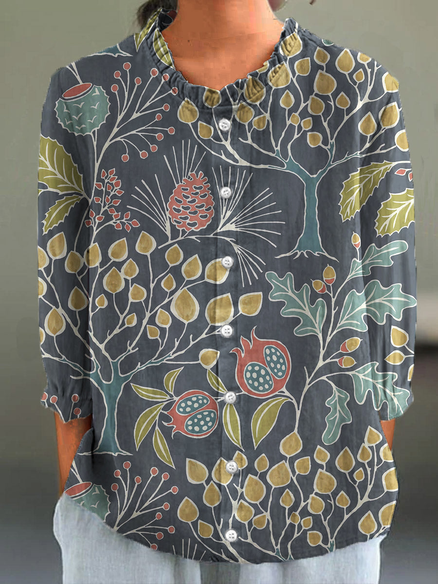 シックなデイリーブラウス